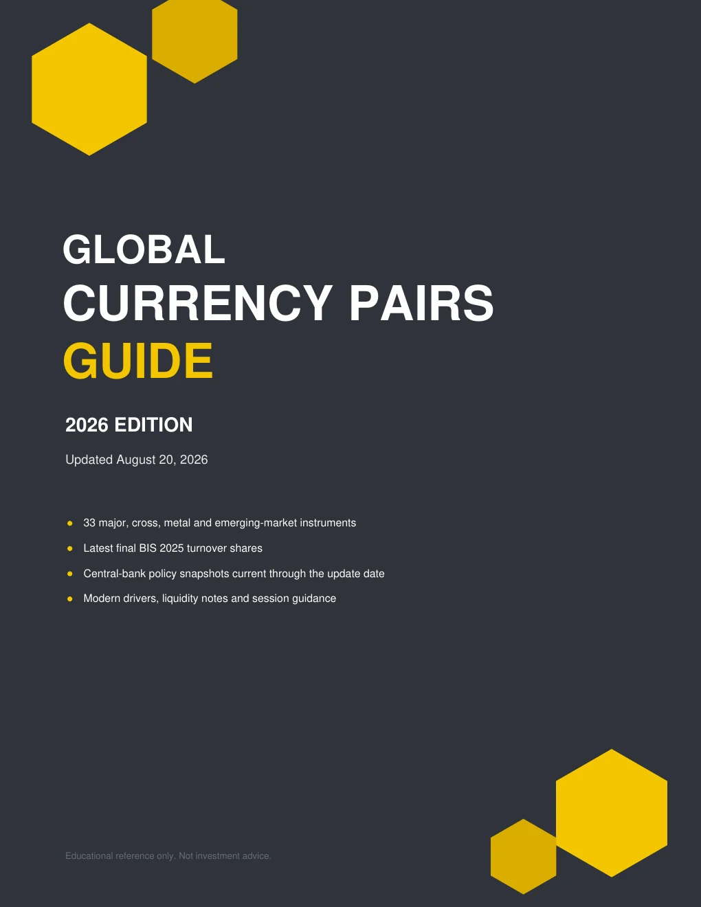 Global Currency Pairs Guide 2026 cover